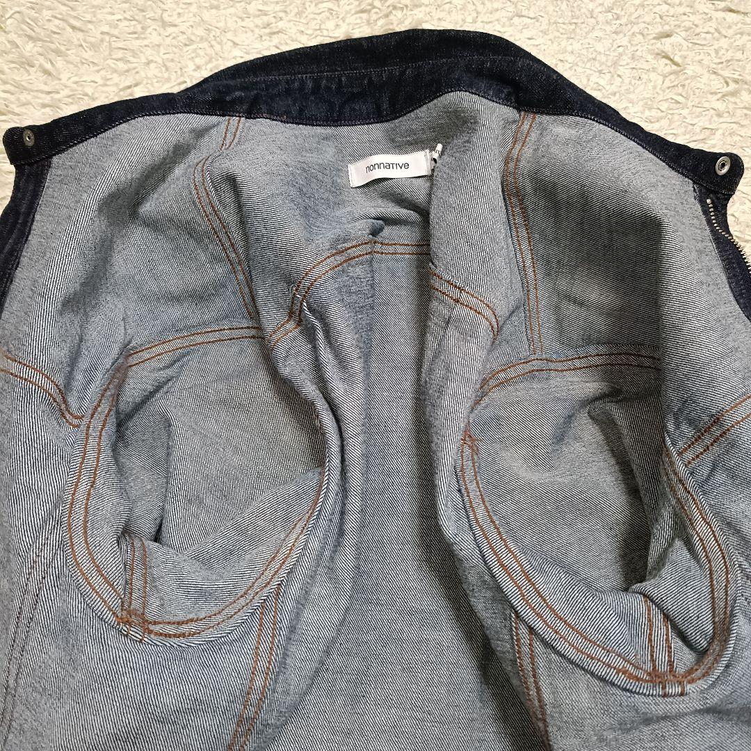 美品★nonnative TRUCKER BLOUSON ストレッチジャケット