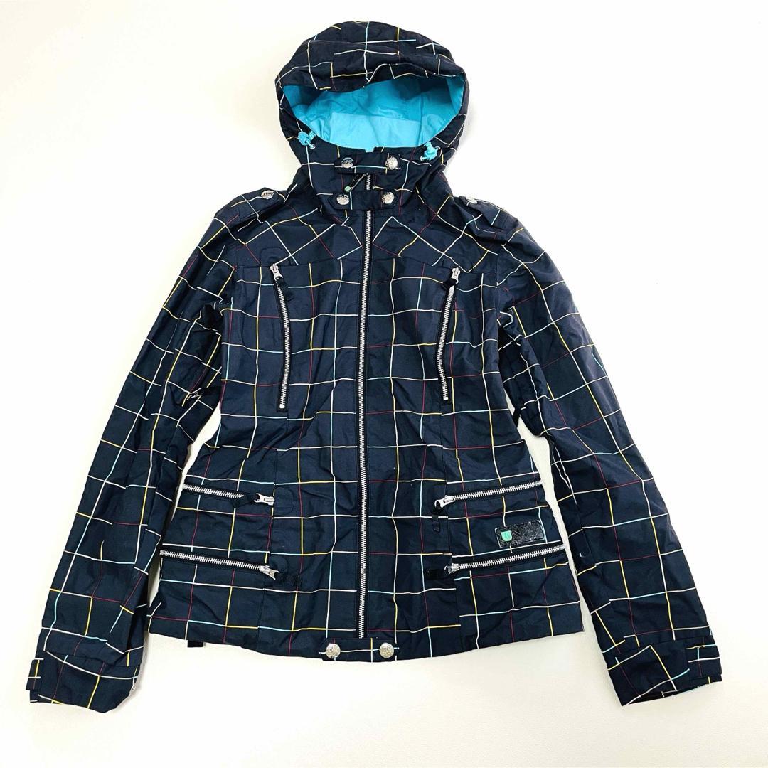 6729 バートン　上下セット　スノボ　ジャケット　チェック　パンツ　レディース