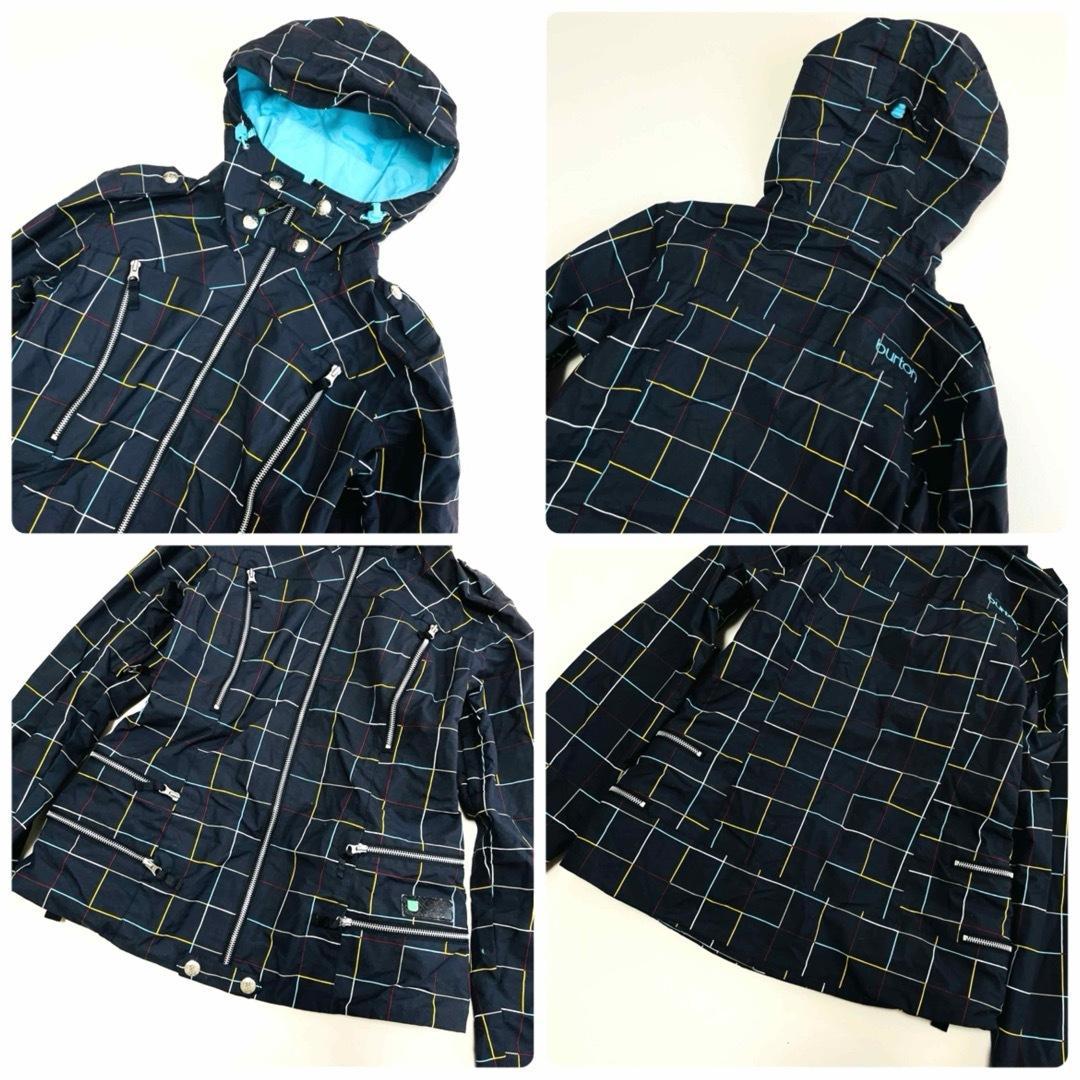 6729 バートン　上下セット　スノボ　ジャケット　チェック　パンツ　レディース