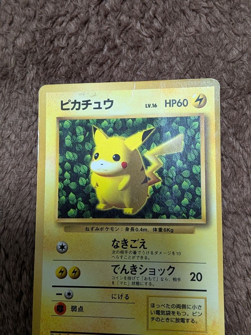 ピカチュウ　旧裏　コロコロコミック　誤表記　 ken sugimori　プロモ