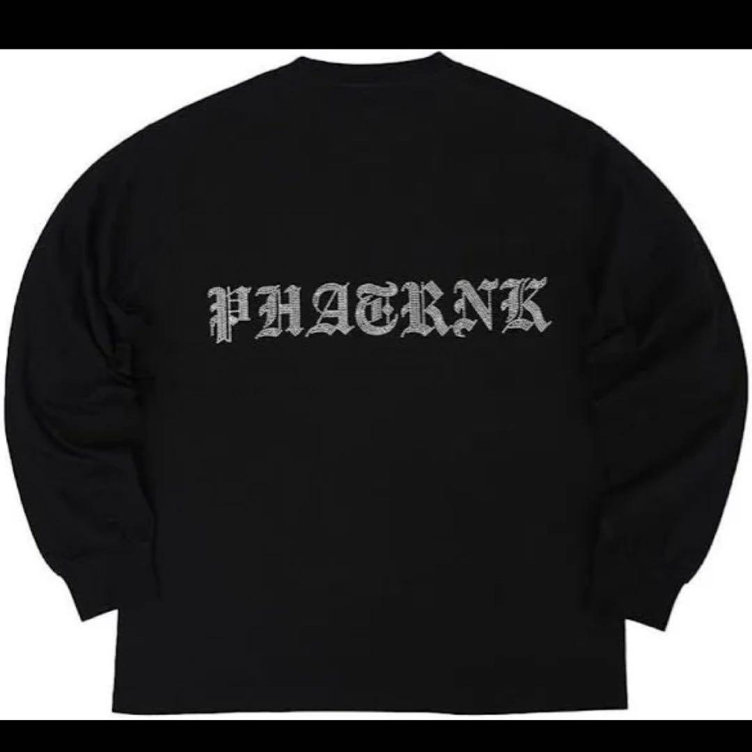 phatrnk ブラック長袖Tシャツ