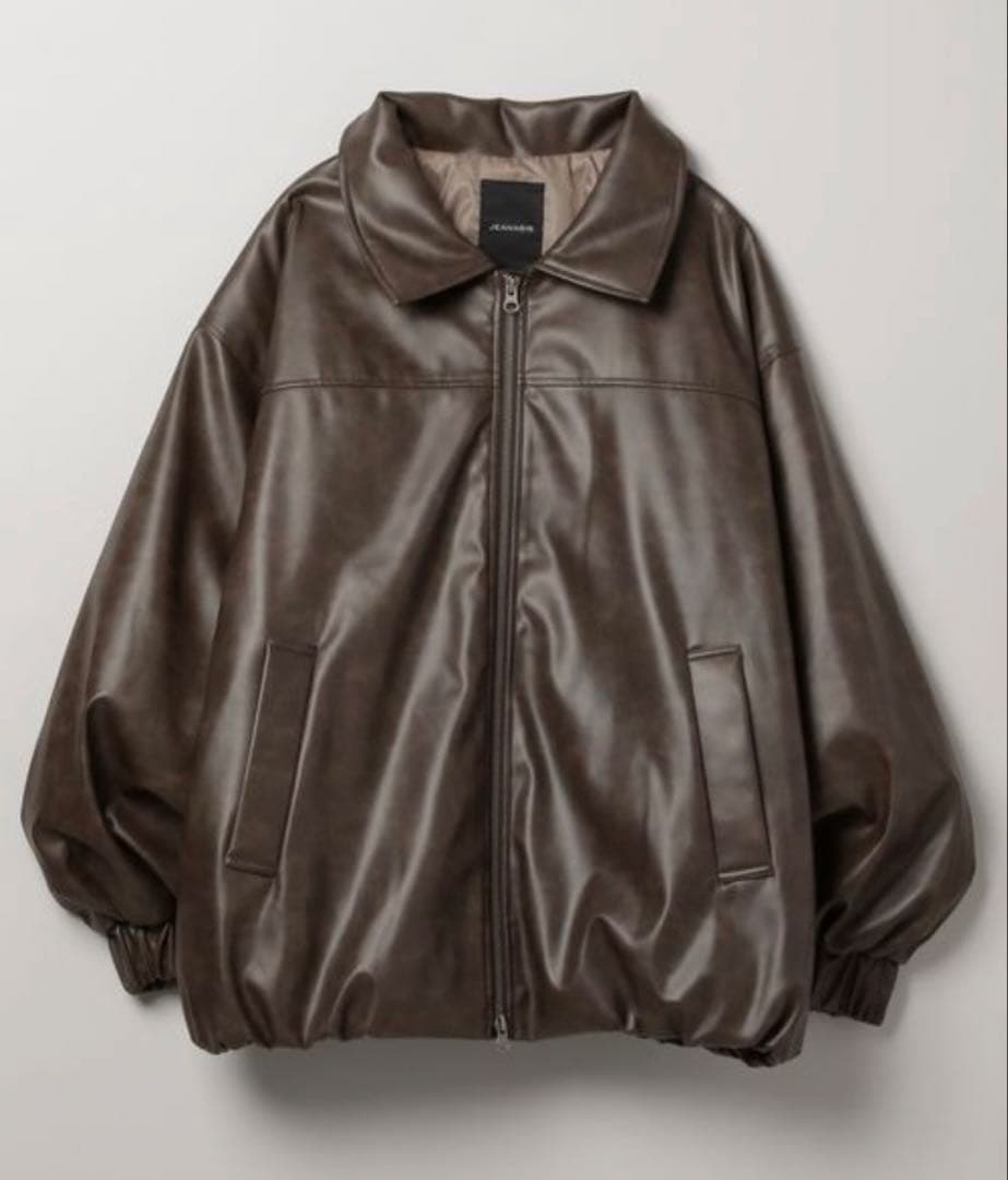 JEANASIS ジーナシス ヴィンテージレザーブルゾン