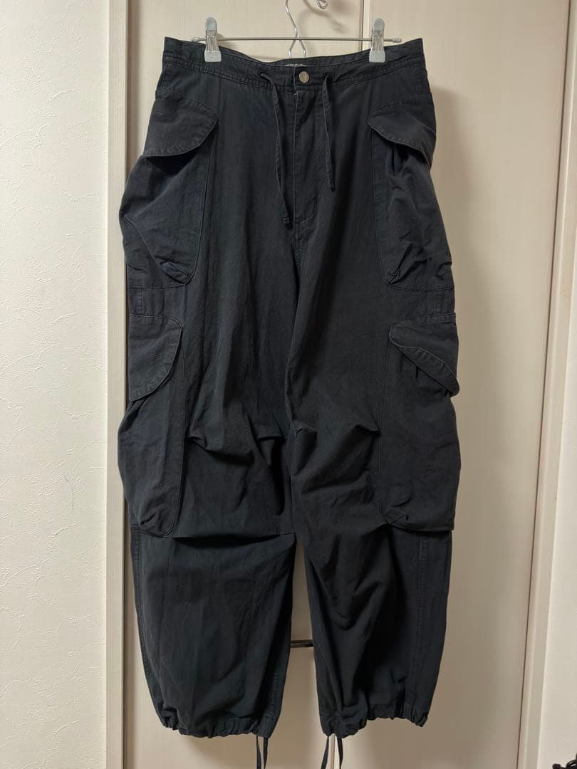 Entire Studios ブラックカーゴパンツ XS