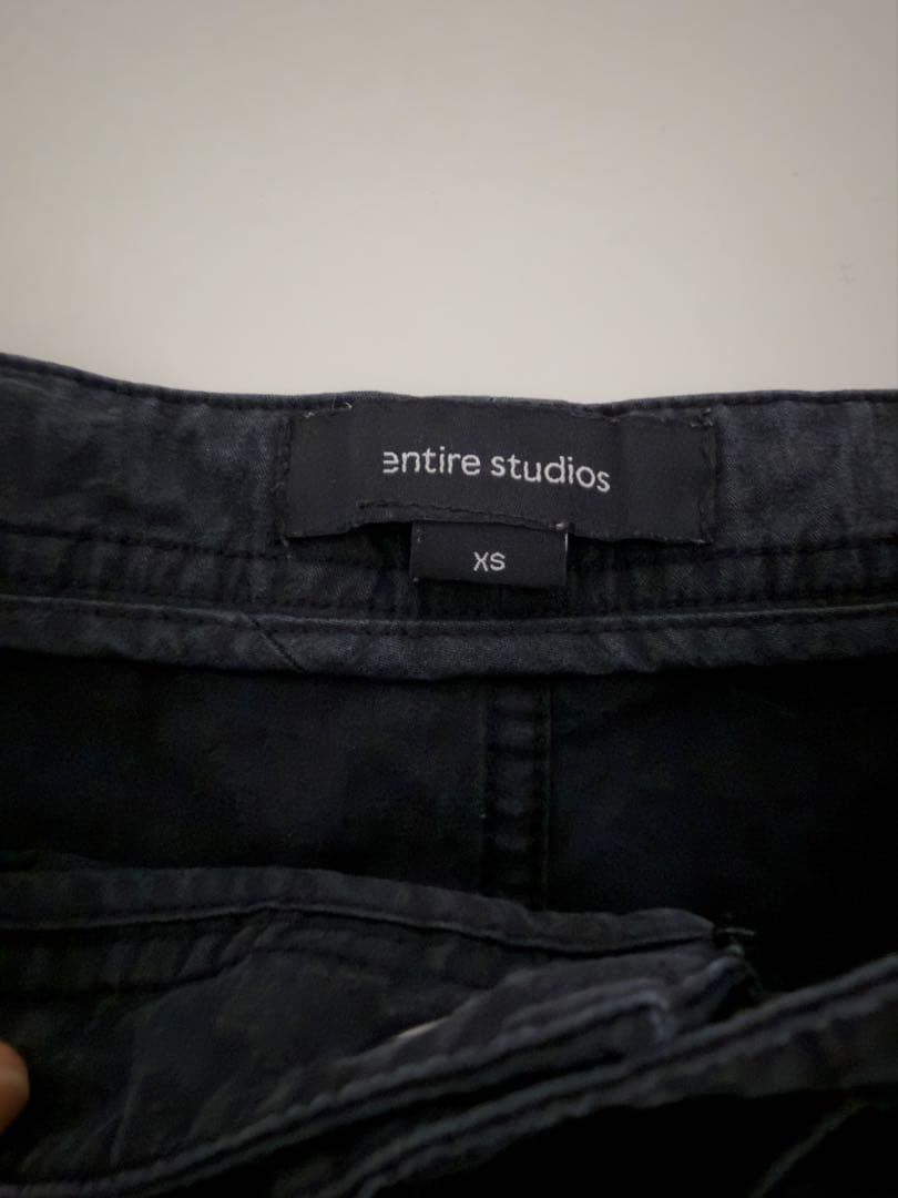 Entire Studios ブラックカーゴパンツ XS