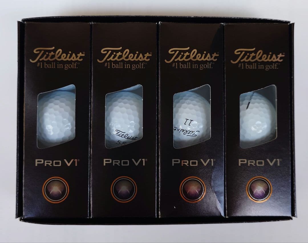 2025 タイトリストPROV1 ダブルナンバー（4箱）