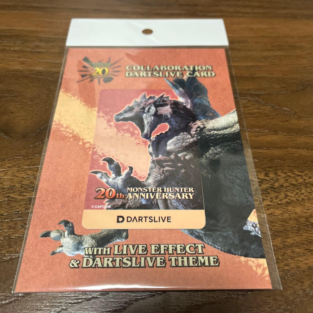 モンスターハンター コラボ20周年 ダーツライブカード 5枚セット