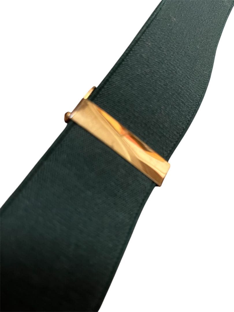 英国製 ポロラルフローレン ヴィンテージ Y型 ボタン式 サスペンダー 緑