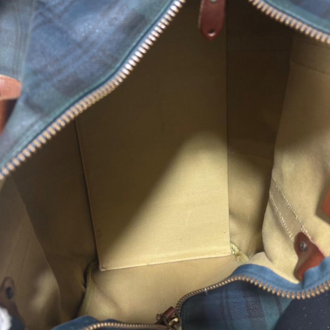 良品✨ポロラルフローレン ボストンバッグ 大容量 ブラックウォッチ チェック