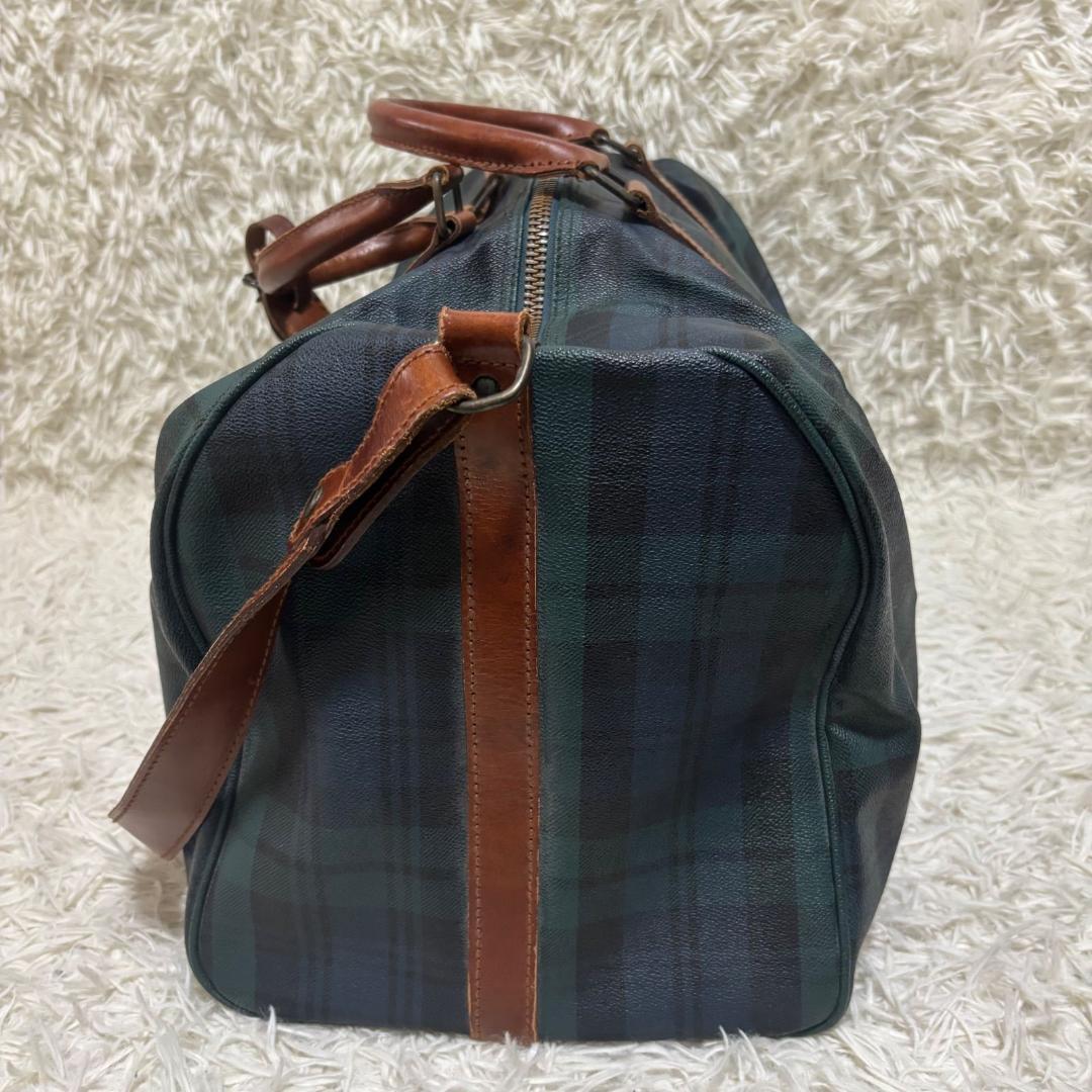 良品✨ポロラルフローレン ボストンバッグ 大容量 ブラックウォッチ チェック