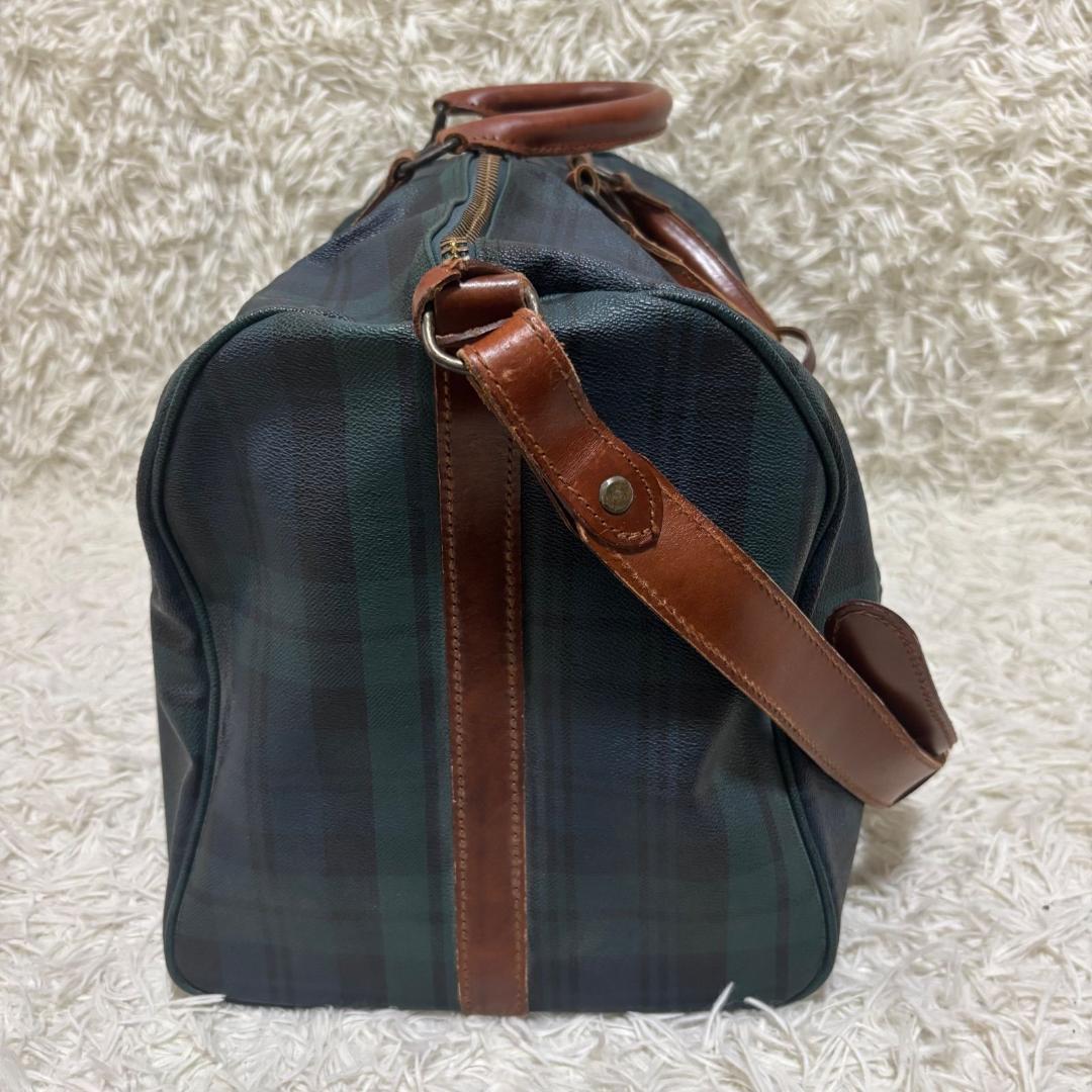 良品✨ポロラルフローレン ボストンバッグ 大容量 ブラックウォッチ チェック