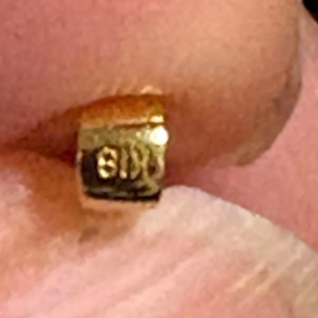 K18YG Aイニシャル ダイヤモンド ペンダントトップ レディース