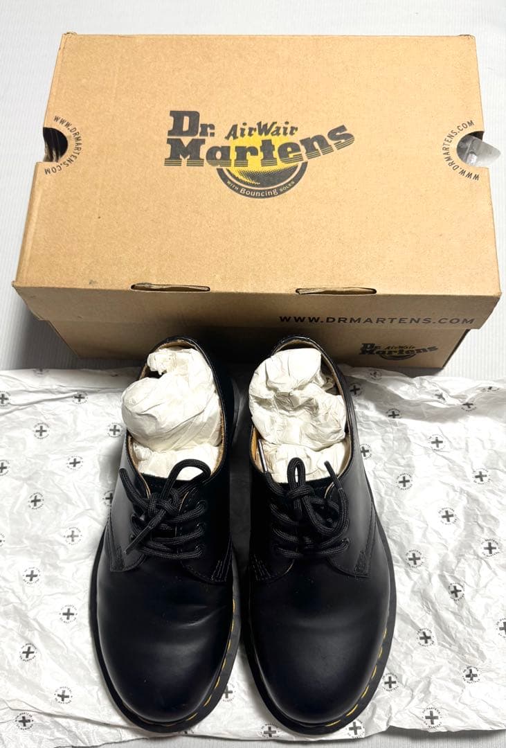 Dr.Martens ドクターマーチン 3ホール ブラック箱あり