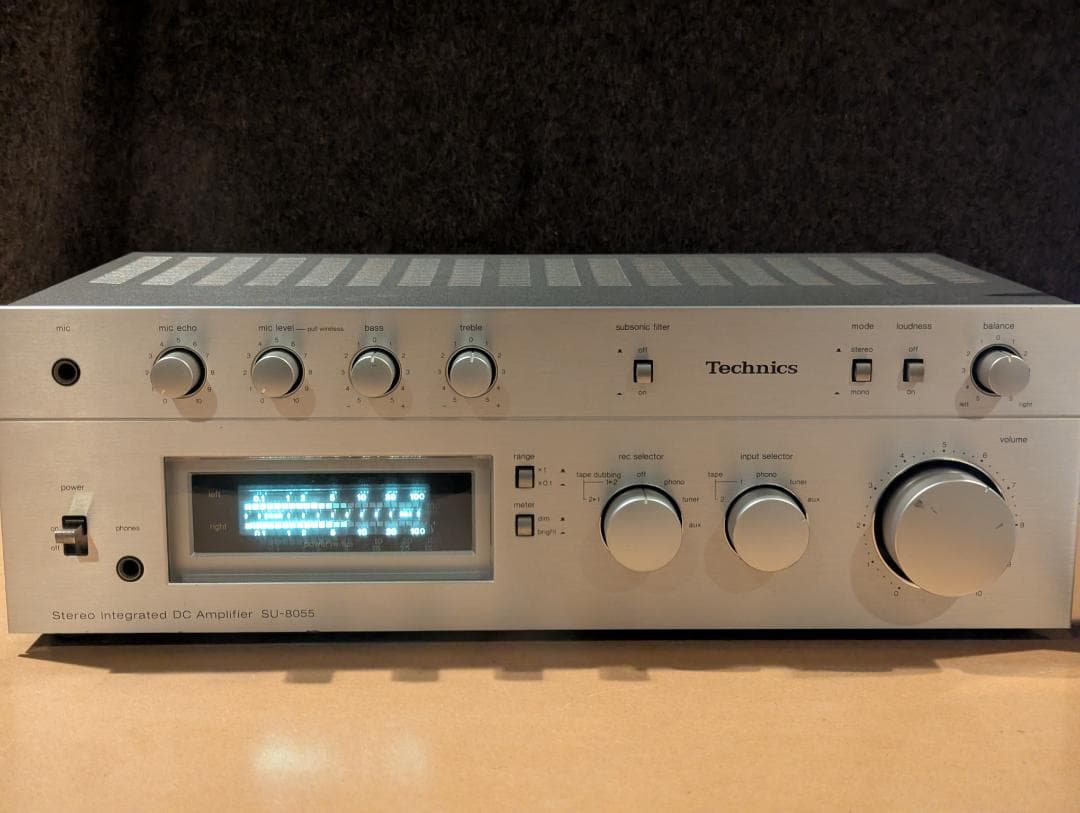 【整備済】Technics SU-8055 プリメインアンプ 昭和レトロ 洗浄済