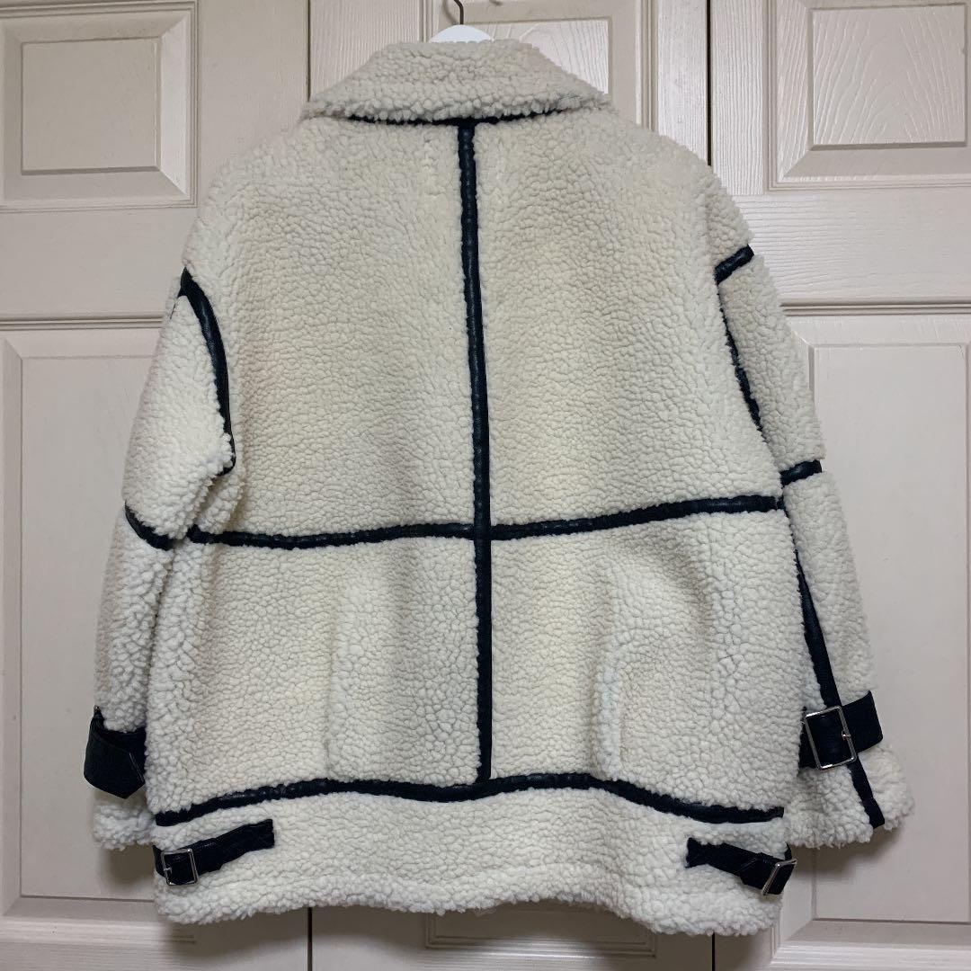 FURFUR レザーライクボンバージャケット