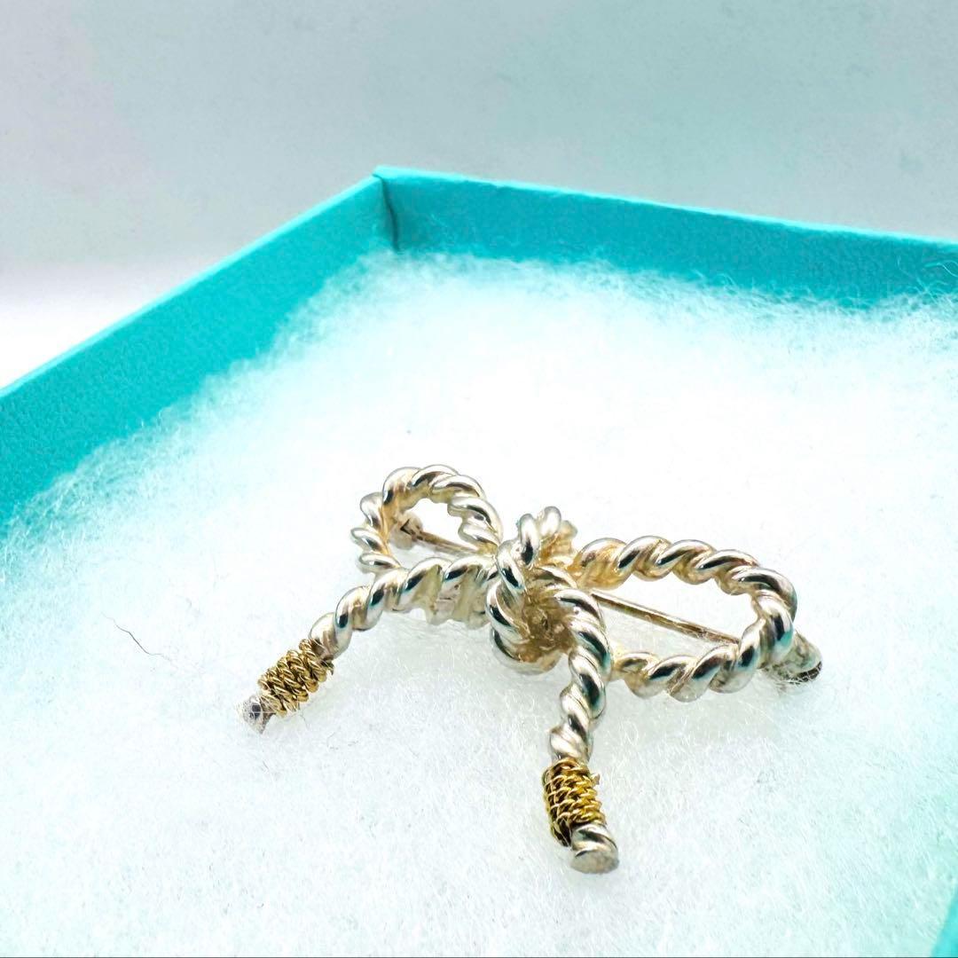 ティファニー　ネクタイピン　リボン　ゴールド　750 k18 925