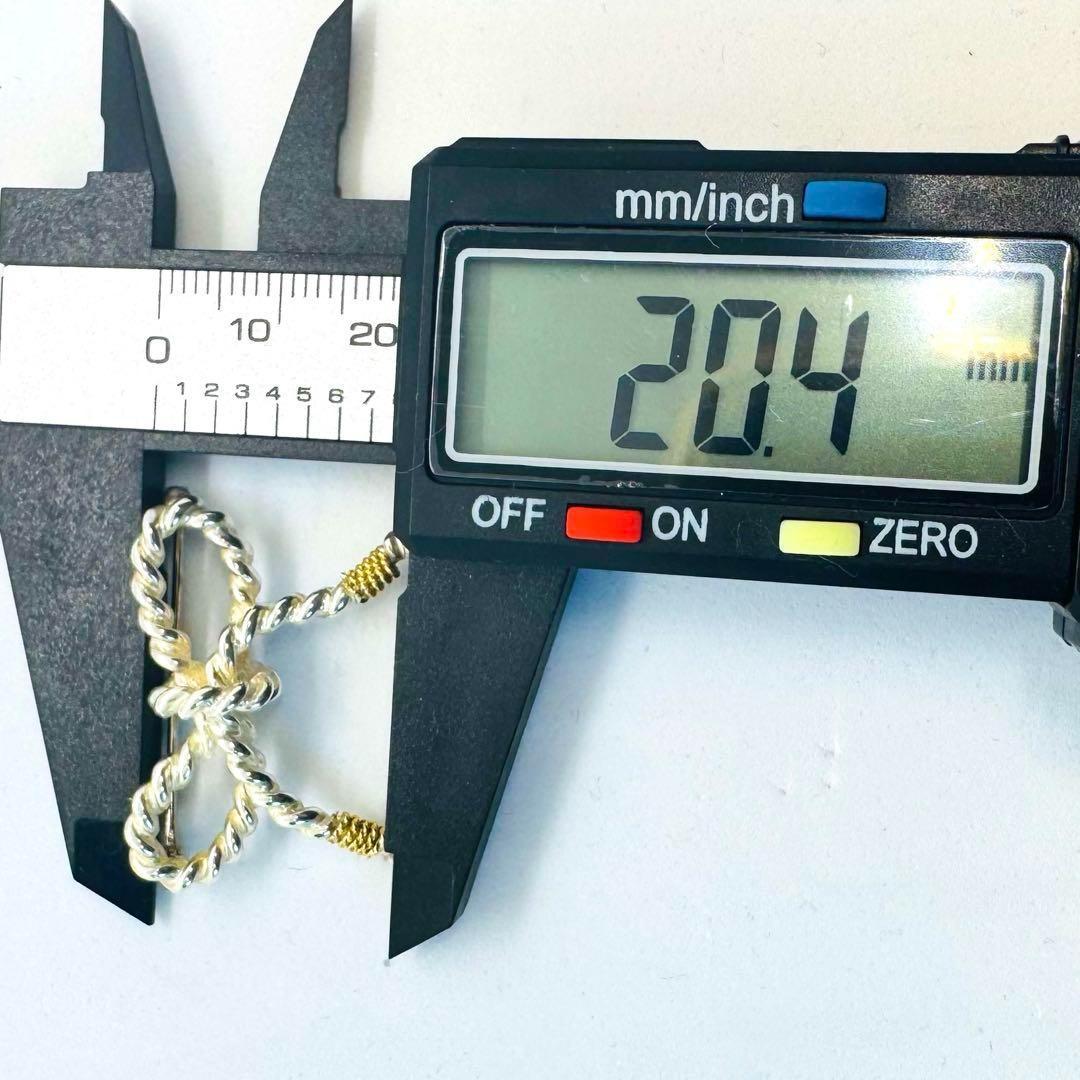 ティファニー　ネクタイピン　リボン　ゴールド　750 k18 925