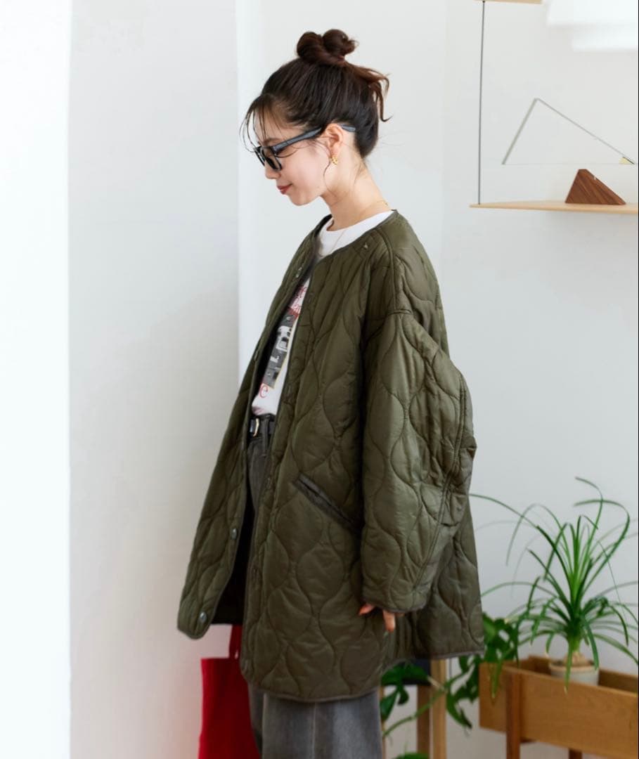 モッズコート　オリーブ（3WAY・モッズコート・キルトライナー）