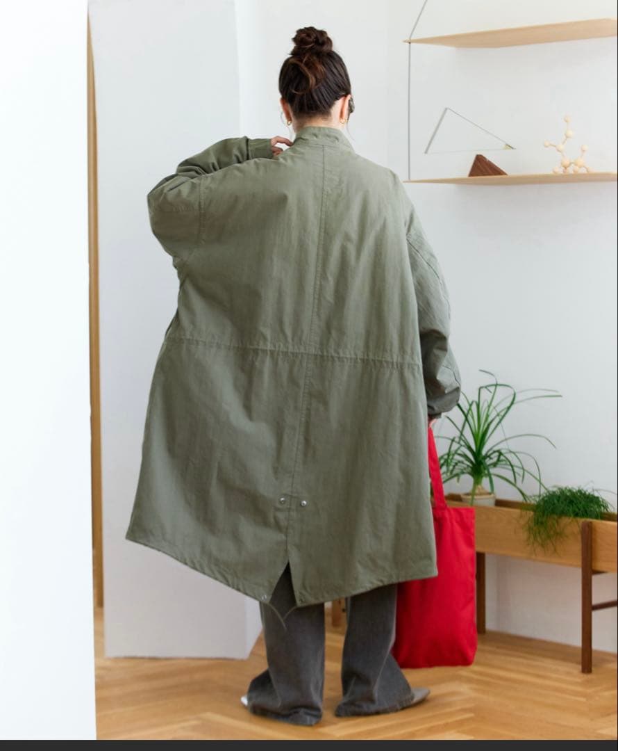 モッズコート　オリーブ（3WAY・モッズコート・キルトライナー）