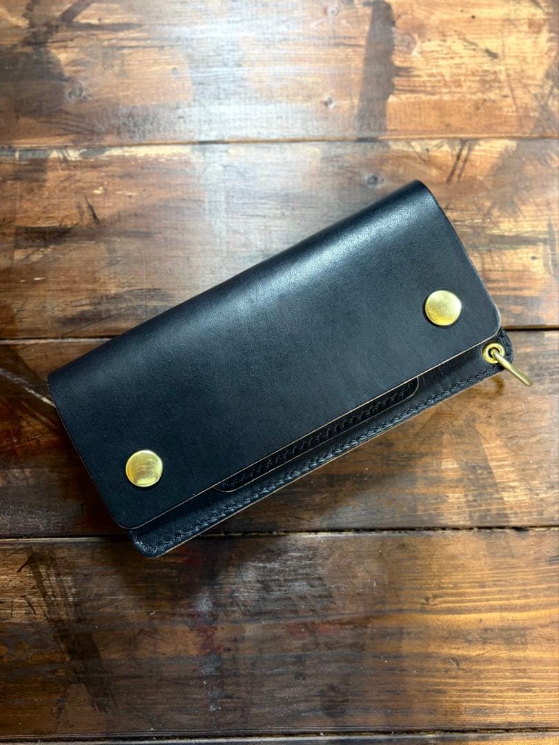 トラッカーウォレット TW-01 茶芯 ヌメ 手染め