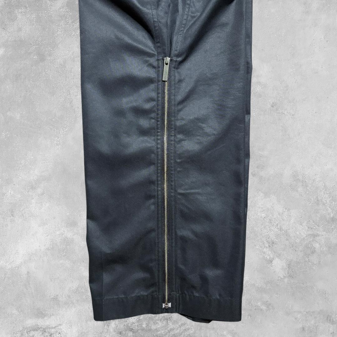 Y-3 サイドジップワイドパンツ ネイビー Yohji yamamoto