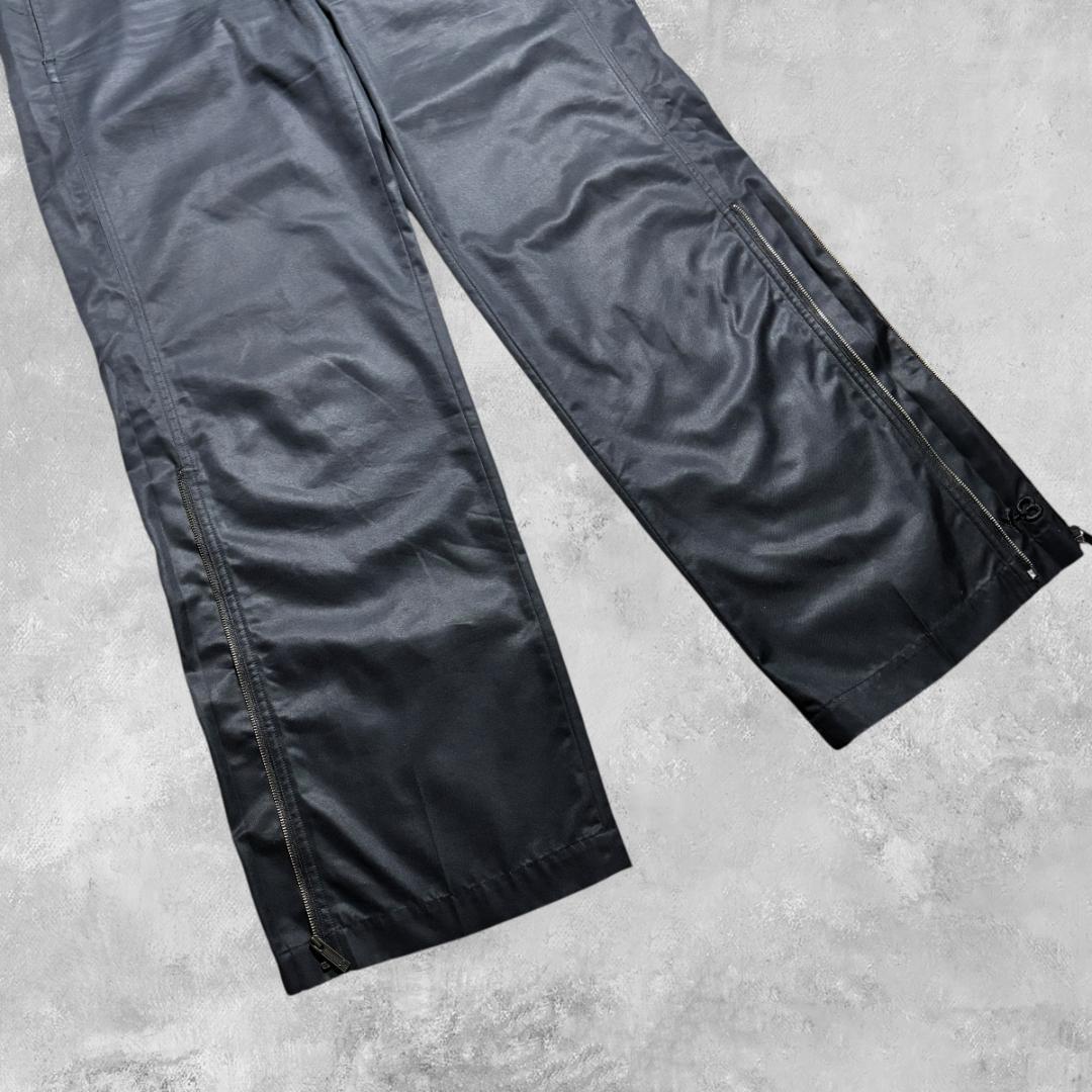 Y-3 サイドジップワイドパンツ ネイビー Yohji yamamoto