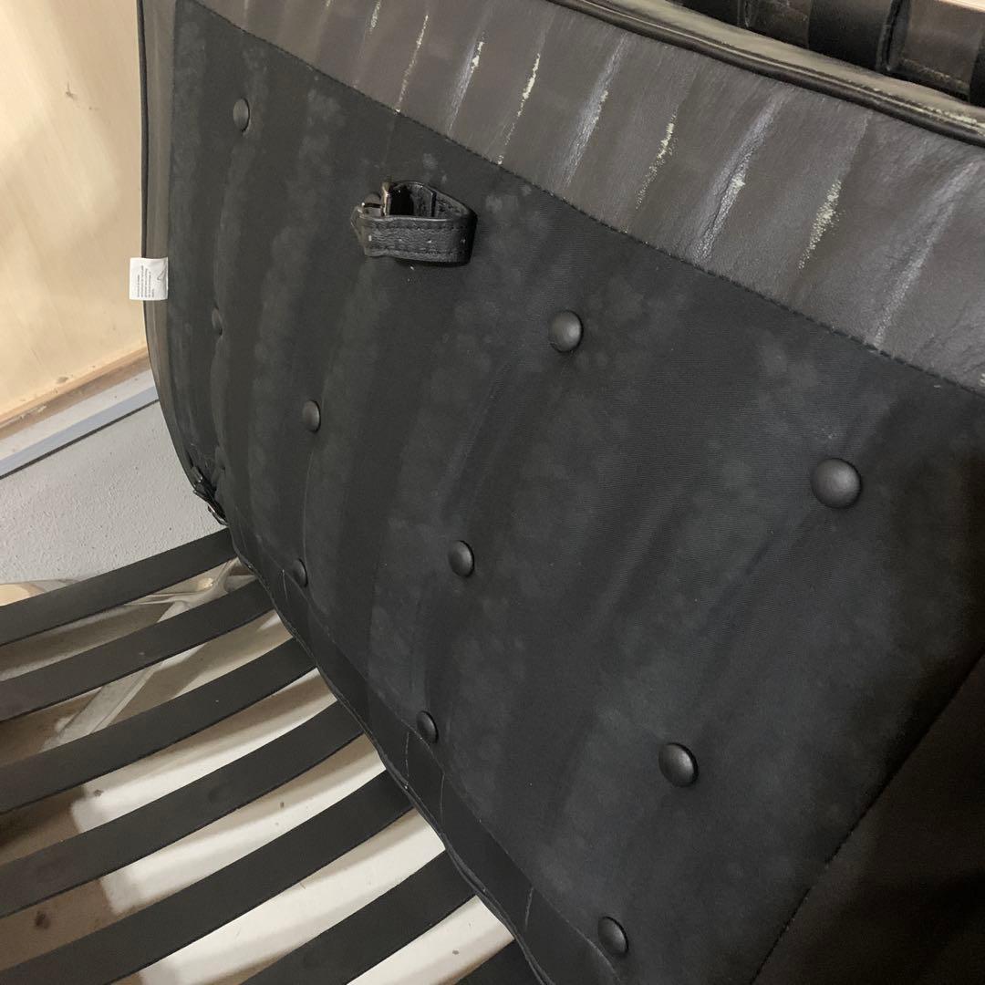 【高級】バルセロナチェアー 本革 ヴィンテージ ミッドセンチュリー モダン