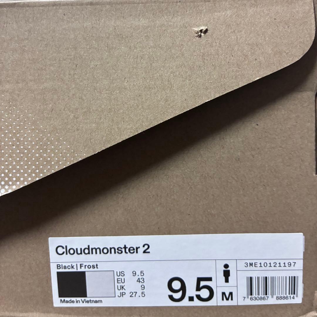 ON オン クラウドモンスター2 27.5cm