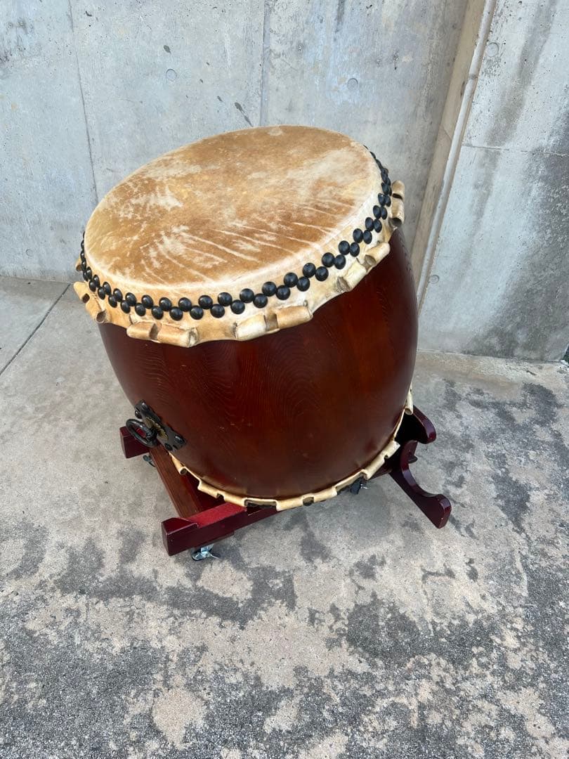 長胴太鼓　1.6尺　諏訪工芸　カバー付き　和太鼓　太鼓