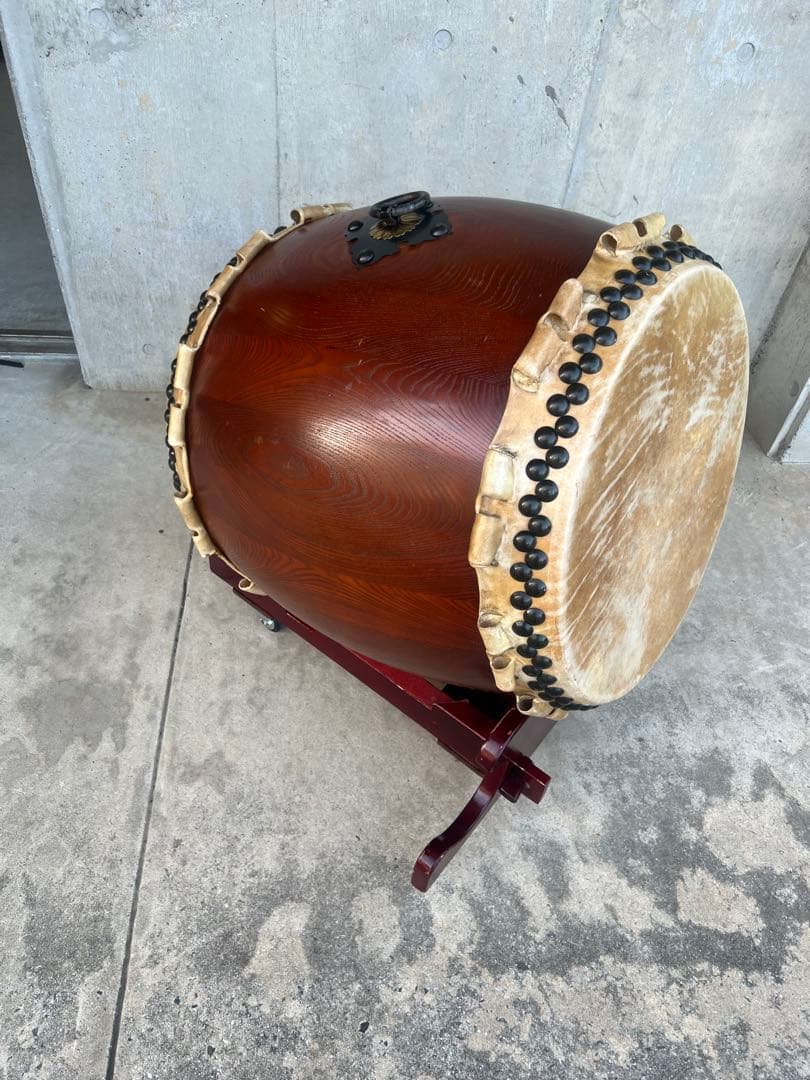 長胴太鼓　1.6尺　諏訪工芸　カバー付き　和太鼓　太鼓