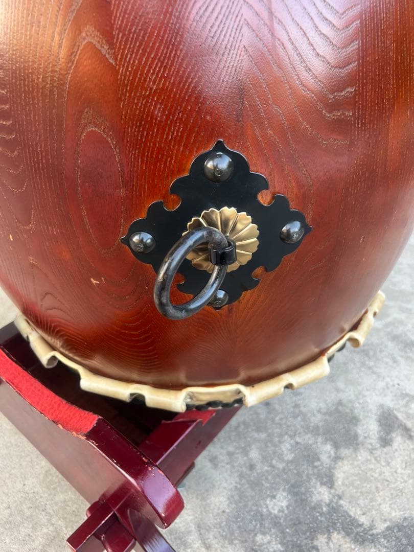 長胴太鼓　1.6尺　諏訪工芸　カバー付き　和太鼓　太鼓