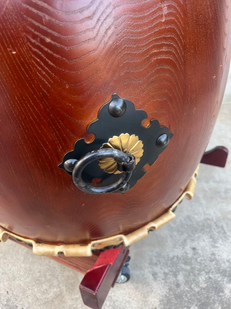 長胴太鼓　1.6尺　諏訪工芸　カバー付き　和太鼓　太鼓