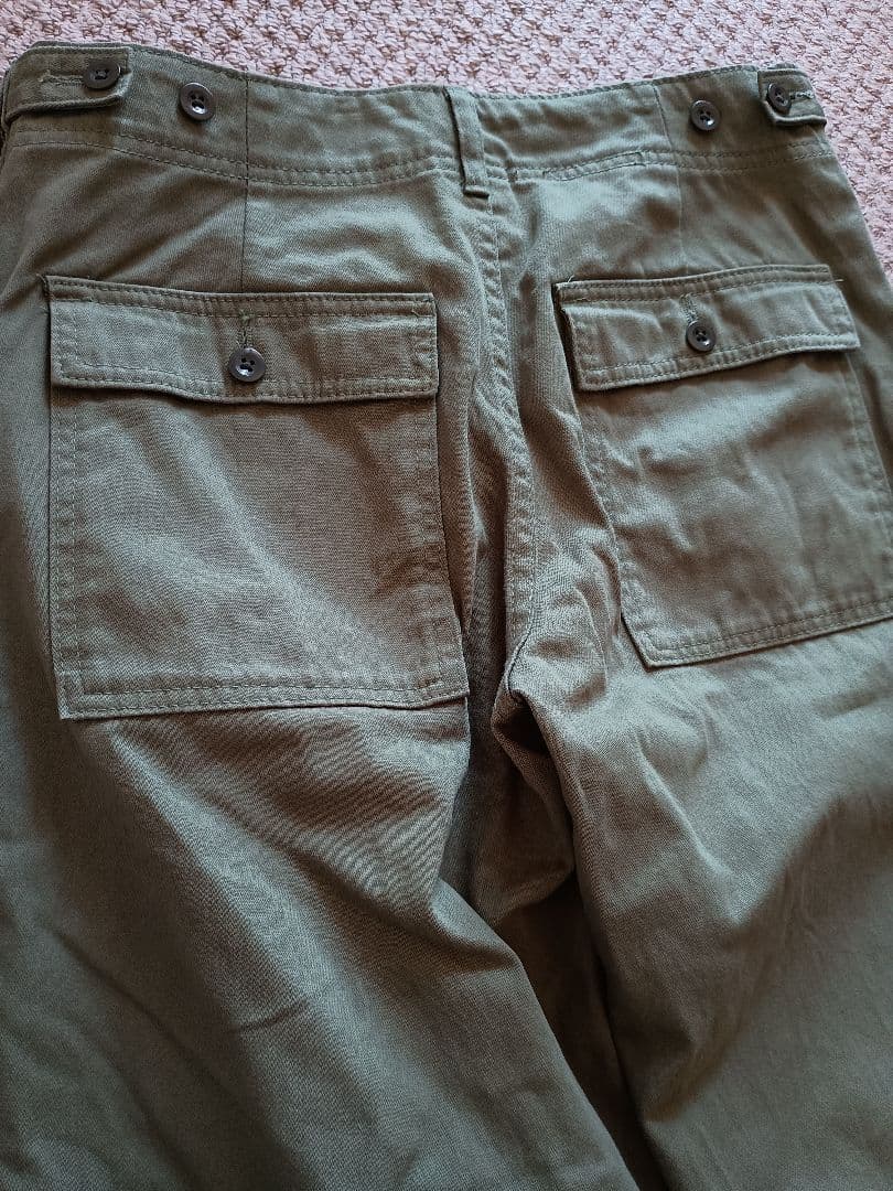 spick&span スピック＆スパン ルーズベイカーパンツ カーキ 38