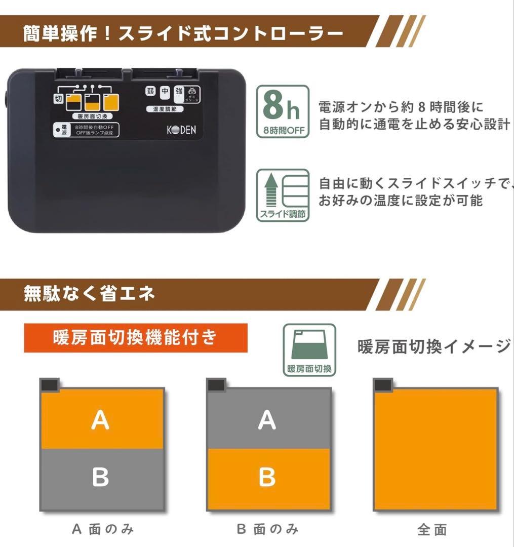 KODEN(広電)電気カーペット178×178 新品、未使用、未開封