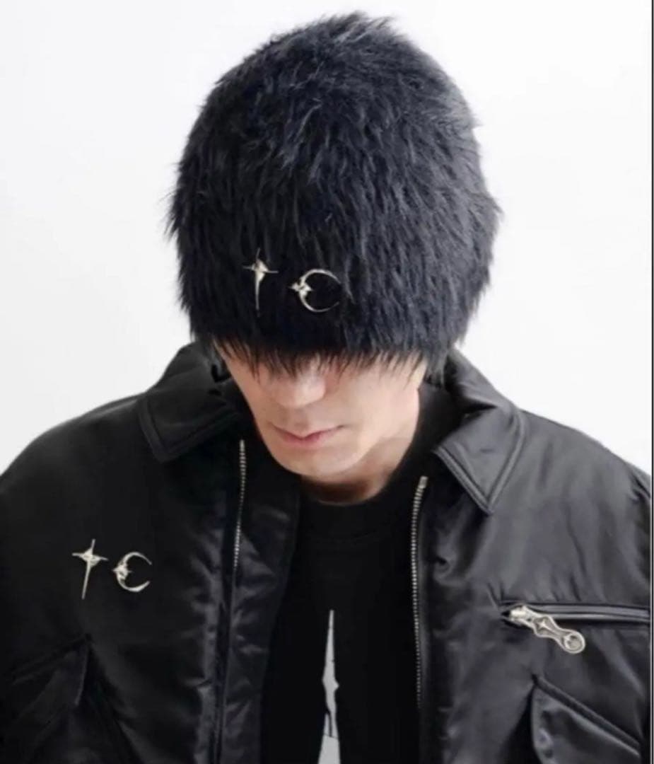 【Thug Club】　サグクラブビーニー　スタッズ　ファー