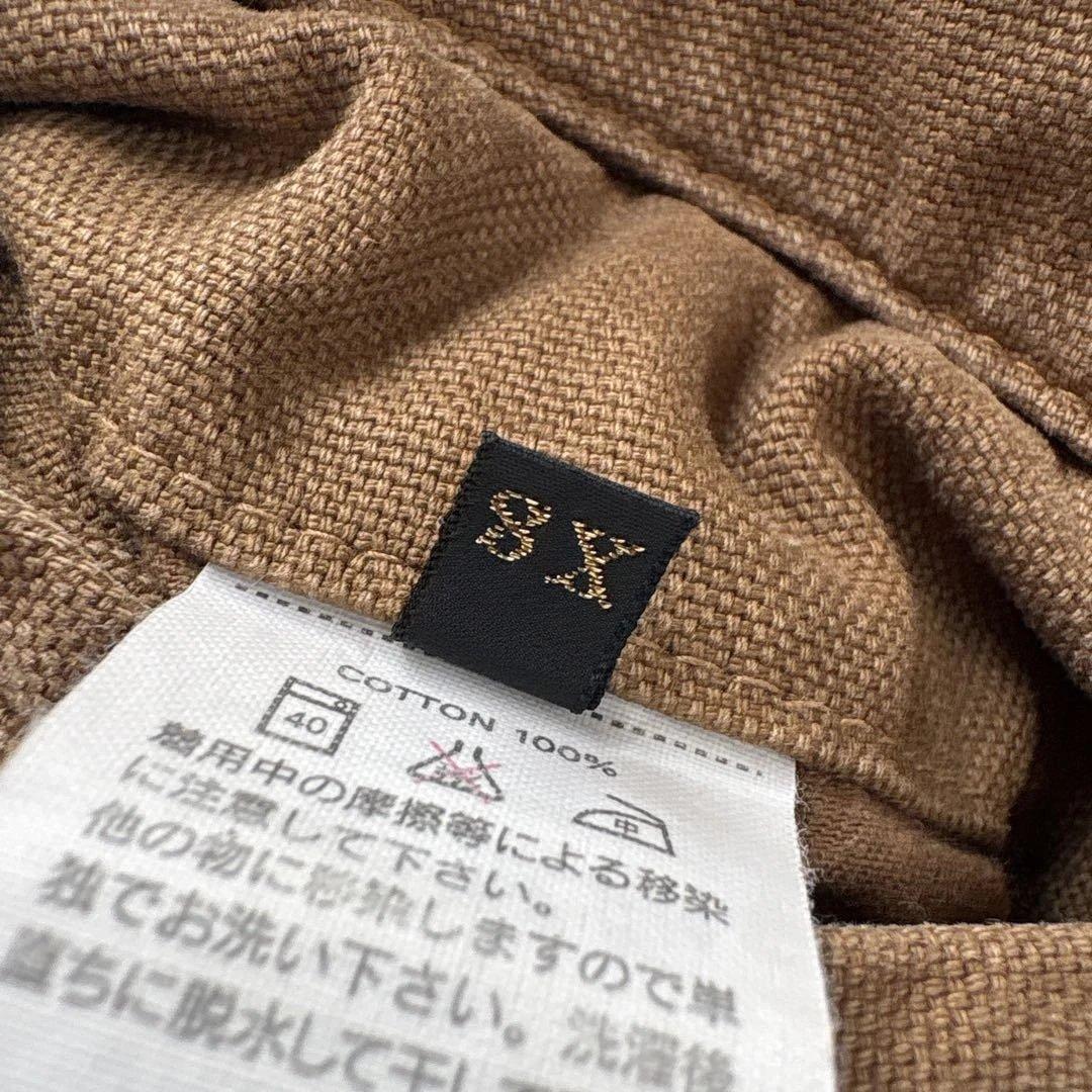 KAPITALヌーベルパンツ ブラウン ワークパンツ ボタン付き　 size０