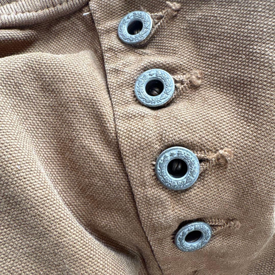 KAPITALヌーベルパンツ ブラウン ワークパンツ ボタン付き　 size０