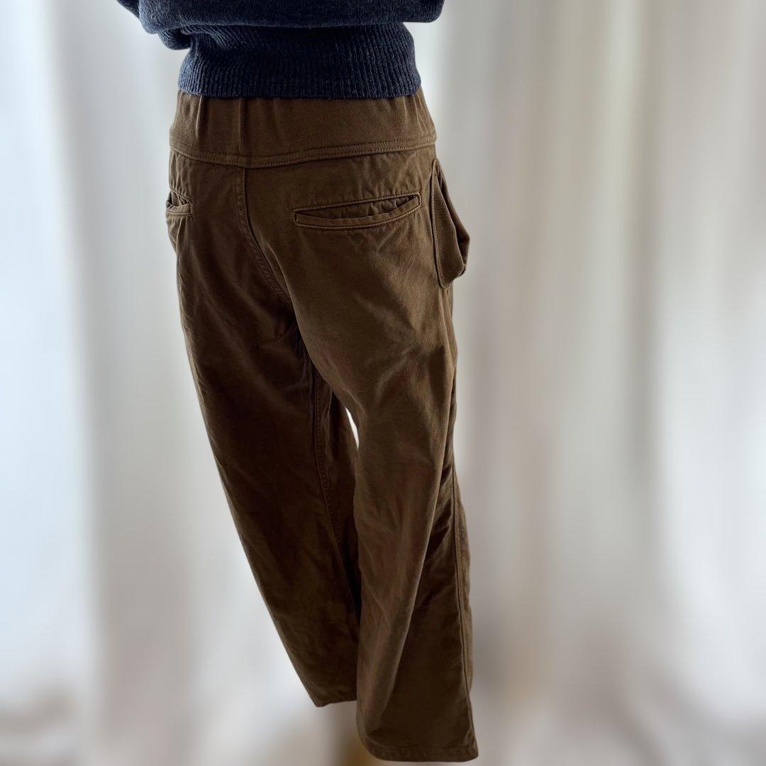 KAPITALヌーベルパンツ ブラウン ワークパンツ ボタン付き　 size０