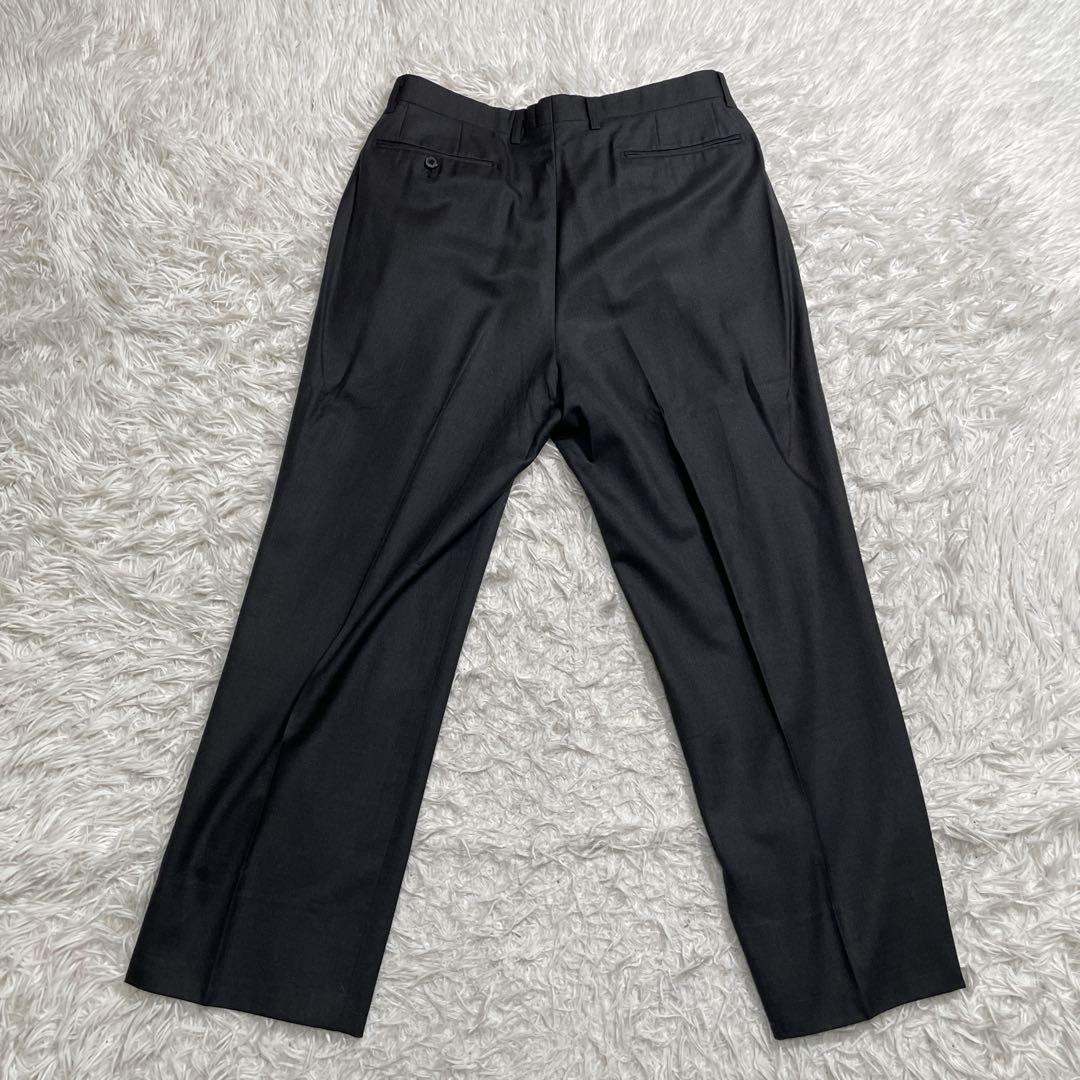 極美品　DAKS スーツ　セットアップ　3ピース　ベスト　グレー　XL