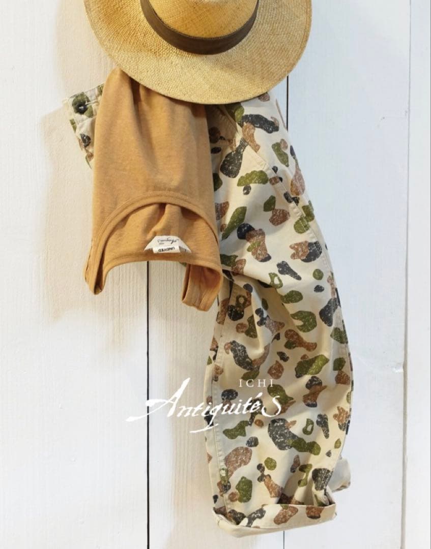 ichi Antiquites CAMO Chino Pants イチ カモフラ