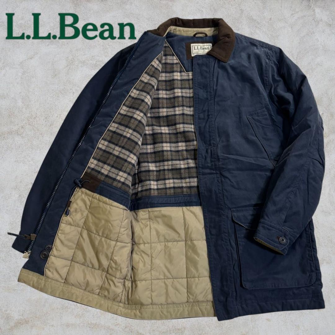 L.L.Bean エルエルビーン フィールドコート ネイビー カバーオール S