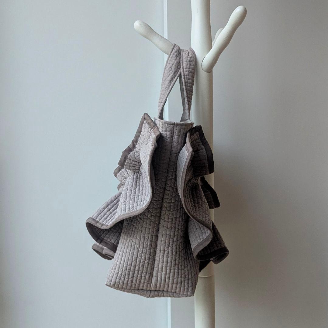 さき ヌビバッグ フリル ヌビトートバッグ マザーズバッグ A4