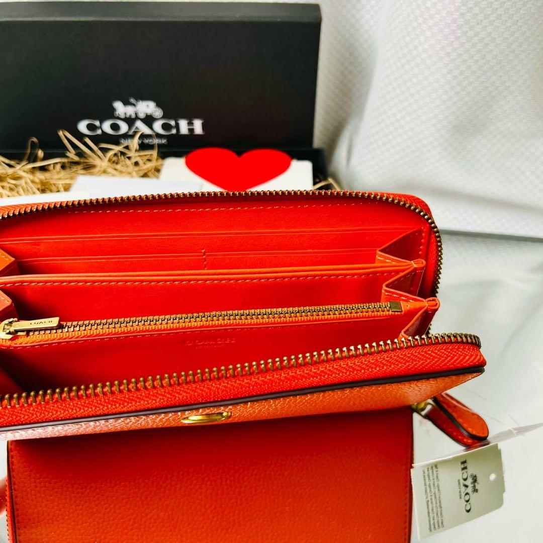 COACH（コーチ）のラウンドファスナー長財布^_^