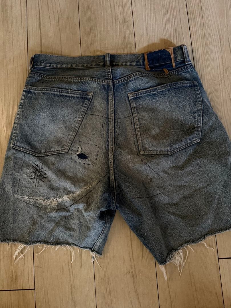 本日価格セントマイケル　デニム　ショーツ　M 美品