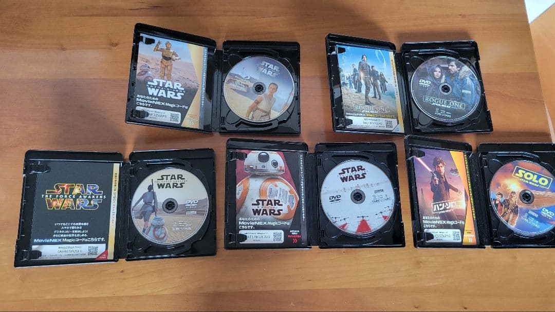 【美品】スターウォーズ　EP7.8.9+2作品　DVD 　Blu-ray