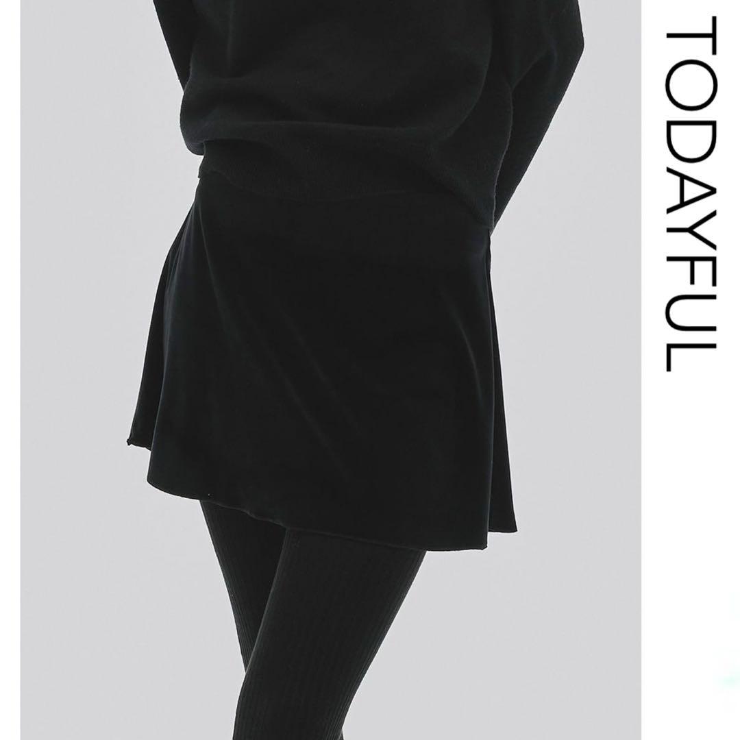 美品 TODAYFUL Velour Square Skirt / 38