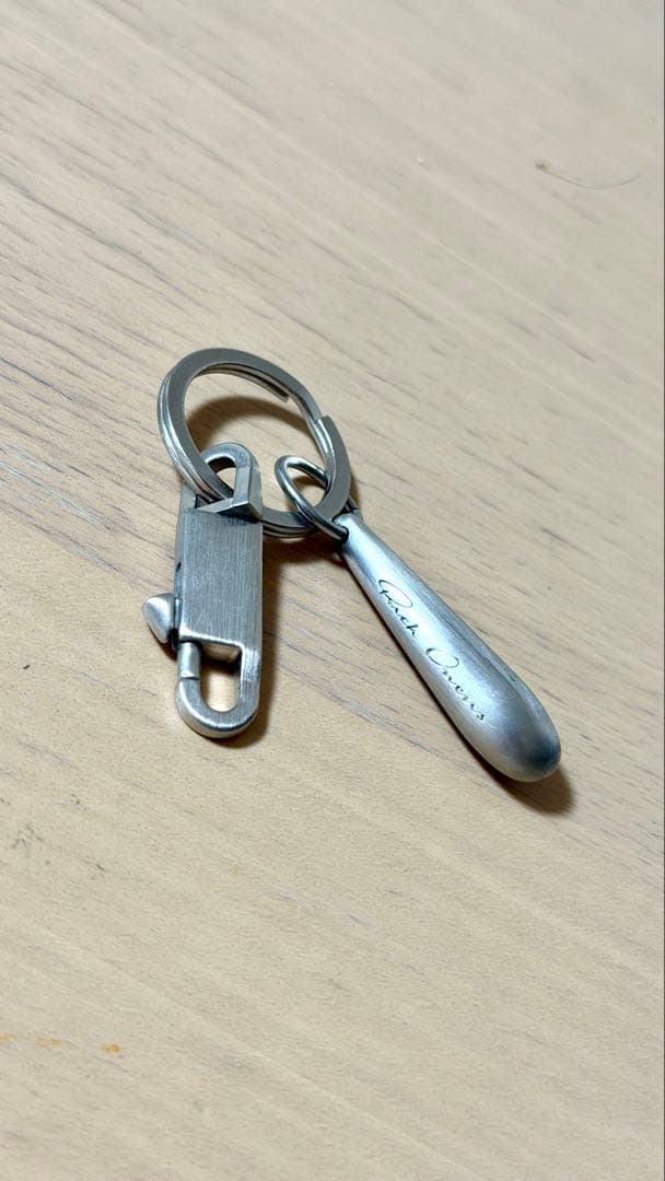 RICK OWENS シルバー Concordians Teardrop