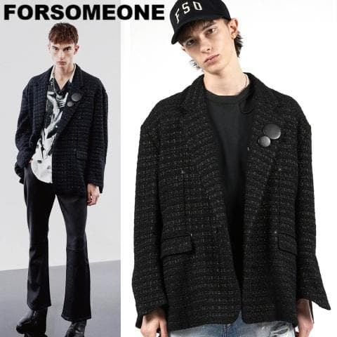 FORSOMEONE TweedJacket フォーサムワン ツイードジャケット