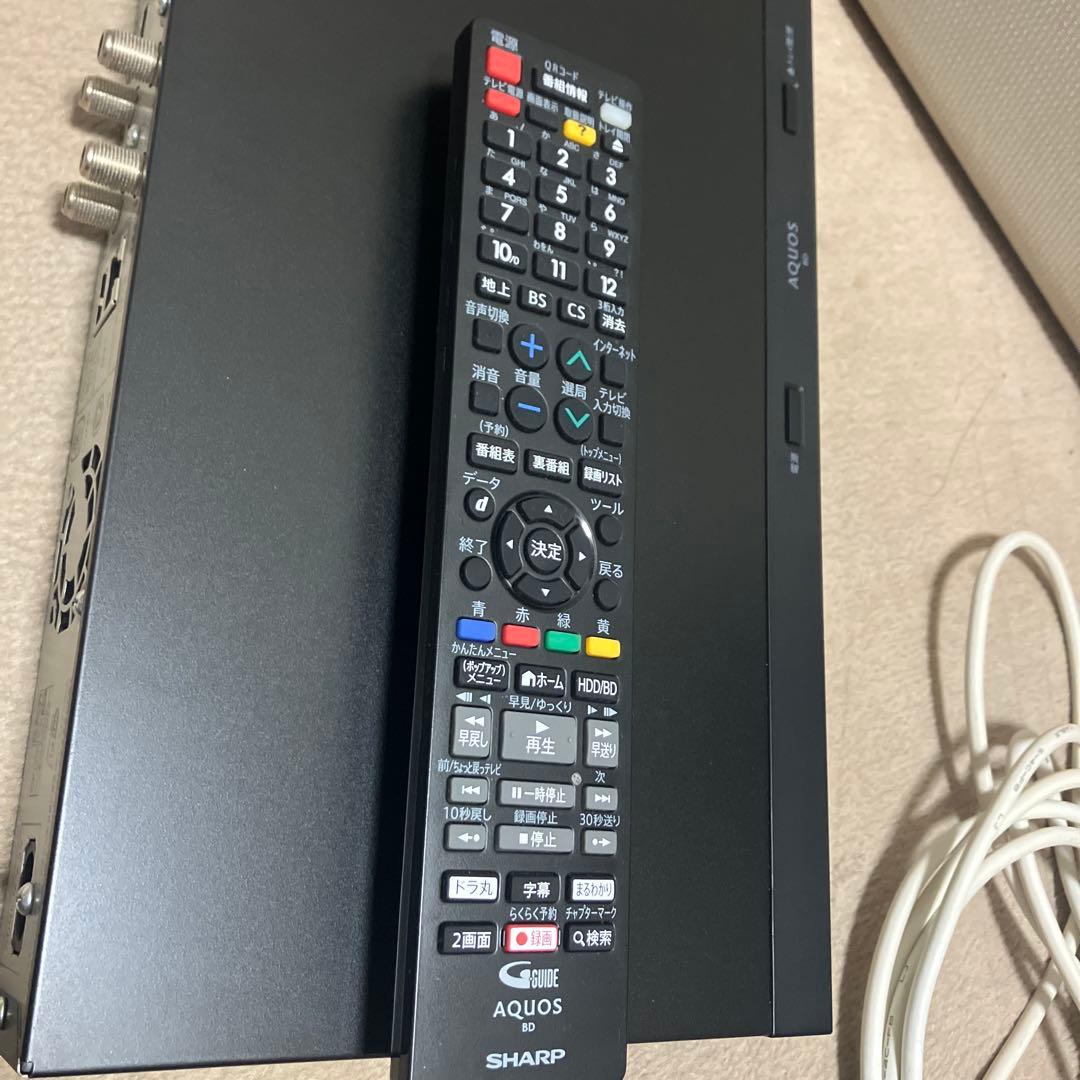 美品 SHARP　AQUOS　ブルーレイ　2B-C20BW1　2020年製