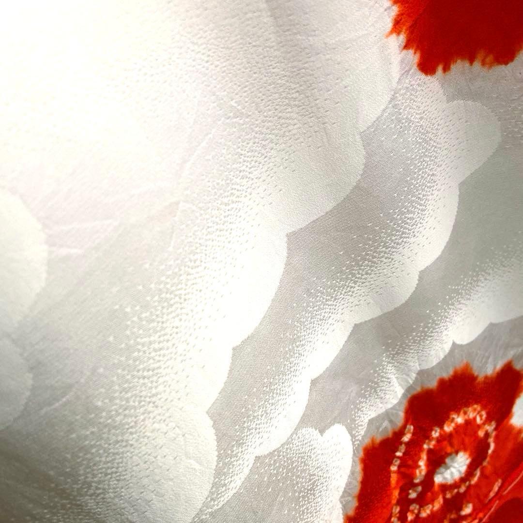 正絹　振袖用長襦袢　裄丈 66cm 袖丈 112cm 豪華絞り染め