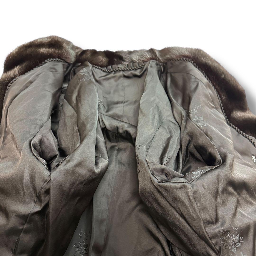 サガミンク 1925 毛皮 リアルファーコート グラマミンク 逆毛